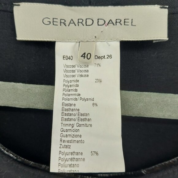 Gerard Darel Black Shift Dress size 40 - Picture 3 of 3